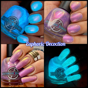 Victorian Varnish: "Euphoric Decoction" GLOW IN THE DARK *CAPPED PRE-ORDER*