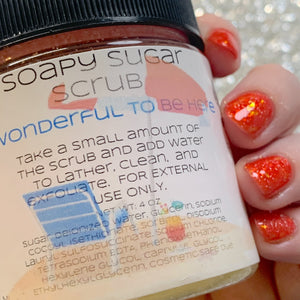 1422 Designs: Soap Sugar Scrub "It's Wonderful to Be Here" *CAPPED PRE-ORDER*