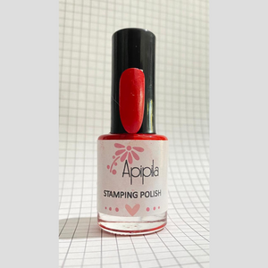 Apipila: Stamping Polish "Red" *CAPPED PRE-ORDER*