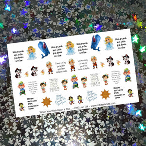 Ribbits Stickits: Waterslide Decals "When You Wish Upon a Star" OVERSTOCK