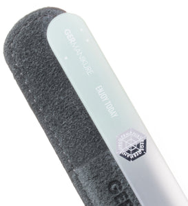 "Enjoy Today" Germanikure Mantra Nail File and Suede Sleeve