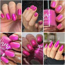 "Baby" is a pink crelly with purple and pink shifting shimmers.

15ml Bottle