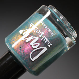 Dam Nail Polish will be donating $3 per bottle to World Central Kitchen - https://wck.org/.

"Hope After Helene" has a deep teal base with shimmer that shifts pink/orange/gold/green.