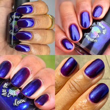 "Witch Please, I’m Fermenting" has a deepened mauve jelly base with intense blue shimmer.

15ml Bottle