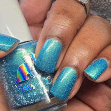 Sassy Cats Lacquer: "Blue Hour Bloom" (Reflective) *OVERSTOCK*