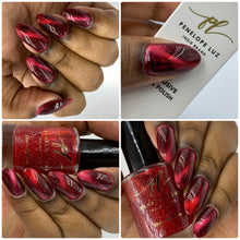 "Look at the Mirror" is a graphite magnetic.

"Blood Mary" is a red jelly with silver holo glitters.

10ml Bottles