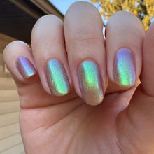 Zombie Claw continues their theme inspired by The Powerpuff Girls with a polish inspired by the character, Mitchell Mitchelson. "Mitch Rocks!" is a A dark chocolate base with blue-green electric shimmer. 13ml Bottle 100 Cap