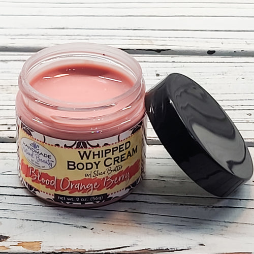 Handmade Natural Beauty is pleased to offer another one of our popular moisturizers this month! Shea Butter Whipped Body Cream in 