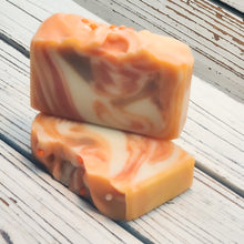 Handmade Natural Beauty: Coconut Cream Silk Soap "Peach Mango" *OVERSTOCK*