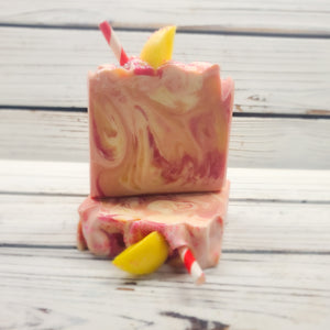 Handmade Natural Beauty: Handmade Soap "Raspberry Lemonade" *CAPPED PRE-ORDER*