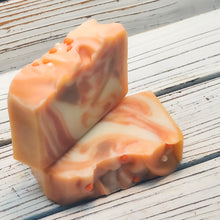 Handmade Natural Beauty: Coconut Cream Silk Soap "Peach Mango" *OVERSTOCK*