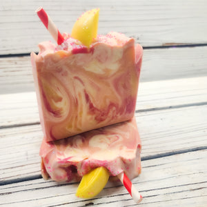 Handmade Natural Beauty: Handmade Soap "Raspberry Lemonade" *CAPPED PRE-ORDER*