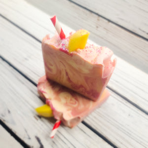 Handmade Natural Beauty: Handmade Soap "Raspberry Lemonade" *CAPPED PRE-ORDER*