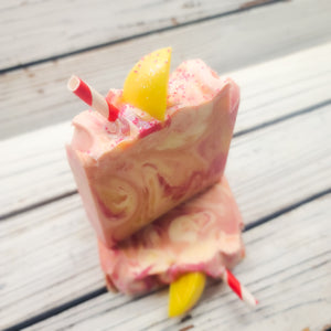 Handmade Natural Beauty: Handmade Soap "Raspberry Lemonade" *CAPPED PRE-ORDER*