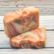 Handmade Natural Beauty: Coconut Cream Silk Soap "Peach Mango" *OVERSTOCK*