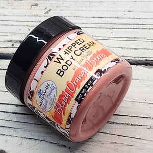 Handmade Natural Beauty: Whipped Body Cream "Blood Orange Berry" OVERSTOCK