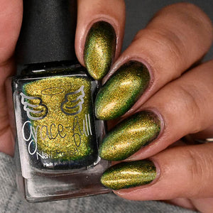 Grace-full Nail Polish: "Green Eyed Monster" OVERSTOCK