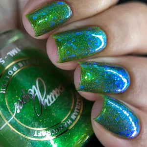 Indie Polish by Patty Lopes: DUO "Canopy Vista" and "Water Leaf" OVERSTOCK