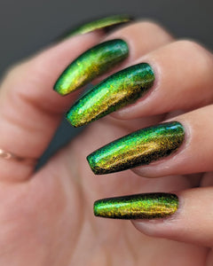 Grace-full Nail Polish: "Green Eyed Monster" OVERSTOCK