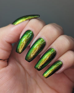 Grace-full Nail Polish: "Green Eyed Monster" OVERSTOCK