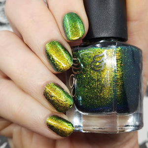 Grace-full Nail Polish: "Green Eyed Monster" OVERSTOCK