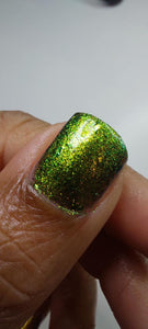 Grace-full Nail Polish: "Green Eyed Monster" OVERSTOCK