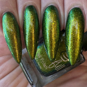 Grace-full Nail Polish: "Green Eyed Monster" OVERSTOCK