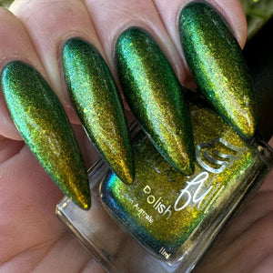 Grace-full Nail Polish: "Green Eyed Monster" OVERSTOCK