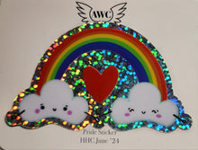 Angel Wings Creations: PRIDE "Glitter Sticker" OVERSTOCK