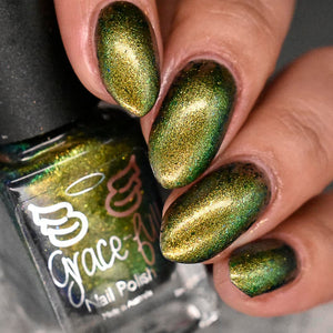 Grace-full Nail Polish: "Green Eyed Monster" OVERSTOCK