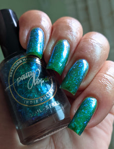 Indie Polish by Patty Lopes: DUO "Canopy Vista" and "Water Leaf" OVERSTOCK