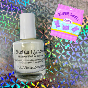 Vibrant Scents continues their 'Candy' series with a cuticle remover!

Gummy Bears - Bouncing here and there and everywhere. This yummy gummy scent smells just like a fresh bag of fruity candy.