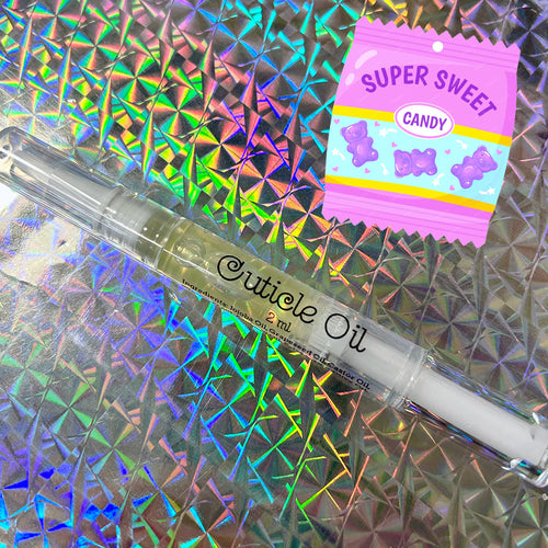 Vibrant Scents continues their 'Candy' series with a cuticle oil pen!

Gummy Bears - Bouncing here and there and everywhere. This yummy gummy scent smells just like a fresh bag of fruity candy.