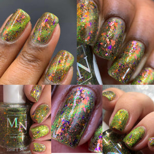 M&N Polish: Halloween Duo "Black Flame" and "Forbidden Forest" (Magnetic) *OVERSTOCK*