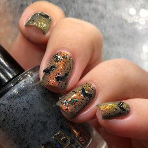 ELBE Nail Polish: DUO "Dark Knight" and "Bat" *OVERSTOCK*