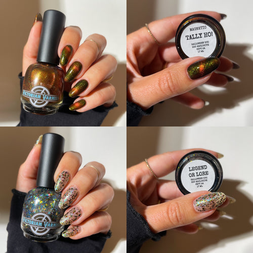 Victorian Varnish has created a duo for Halloween inspired by Disney's Icabod Crane & Mr Toad!

