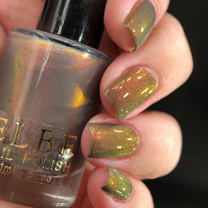 ELBE Nail Polish: SINGLE BOTTLE "Dark Knight" *OVERSTOCK*