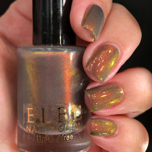 ELBE Nail Polish: SINGLE BOTTLE "Dark Knight" *OVERSTOCK*