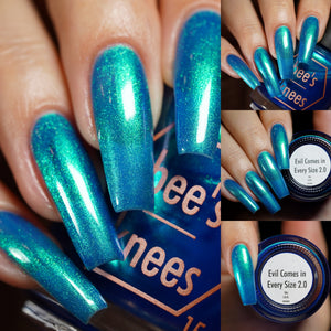 Bee's Knees Lacquer: ENCORE "Evil Comes In Every Size 2.0" *OVERSTOCK*