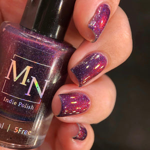 M&N Polish: Halloween Duo "Black Flame" and "Forbidden Forest" (Magnetic) *OVERSTOCK*