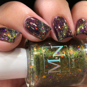 M&N Polish: Halloween Duo "Black Flame" and "Forbidden Forest" (Magnetic) *OVERSTOCK*