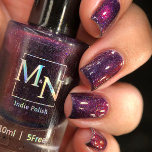 M&N Polish: Halloween Duo "Black Flame" and "Forbidden Forest" (Magnetic) *OVERSTOCK*