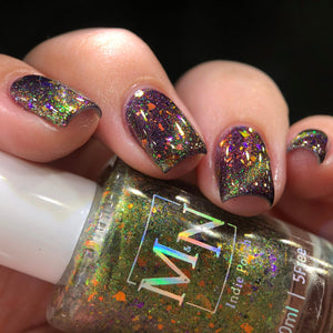 M&N Polish: Halloween Duo "Black Flame" and "Forbidden Forest" (Magnetic) *OVERSTOCK*