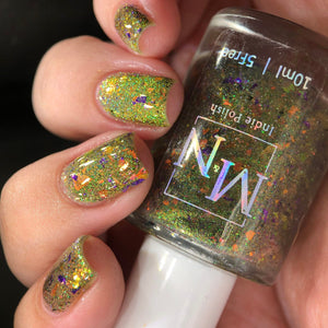 M&N Polish: Halloween Duo "Black Flame" and "Forbidden Forest" (Magnetic) *OVERSTOCK*