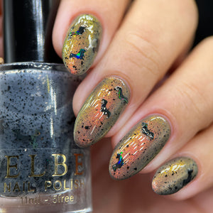 ELBE Nail Polish: DUO "Dark Knight" and "Bat" *OVERSTOCK*