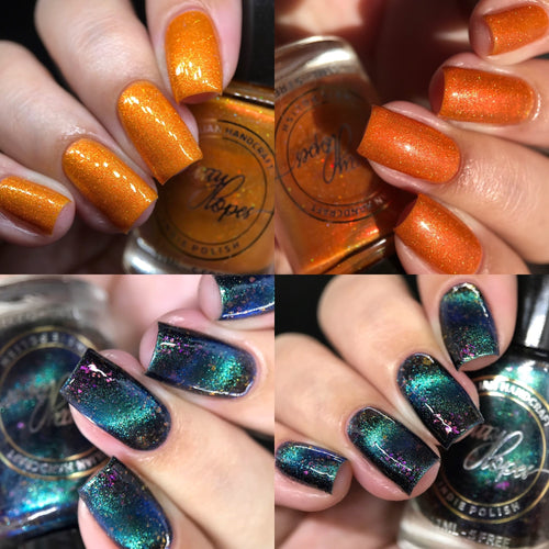 Indie Polish by Patty Lopes has created a duo for Halloween!

