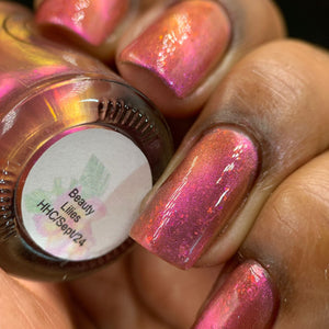 Indie Polish by Patty Lopes: SINGLE BOTTLE "Beauty Lilies" (Magnetic) *OVERSTOCK*