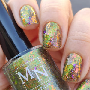 M&N Polish: Halloween Duo "Black Flame" and "Forbidden Forest" (Magnetic) *OVERSTOCK*