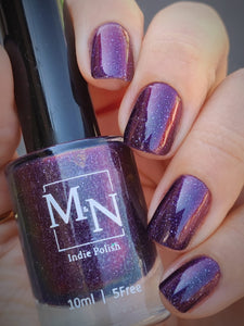 M&N Polish: Halloween Duo "Black Flame" and "Forbidden Forest" (Magnetic) *OVERSTOCK*