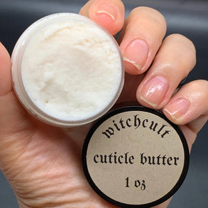 Witchcult Nail Lacquer brings us their cuticle butter for the holidays, inspired by scents from the holiday season!

Witchcult’s handmade cuticle butter delivers the nourishment and hydration your skin craves! Vitamin E, grapeseed oil, and aloe vera gel moisturize the nails and cuticle area while shea butters strengthens.&nbsp;

Scent notes: vanilla, peppermint, cinnamon and holiday spices